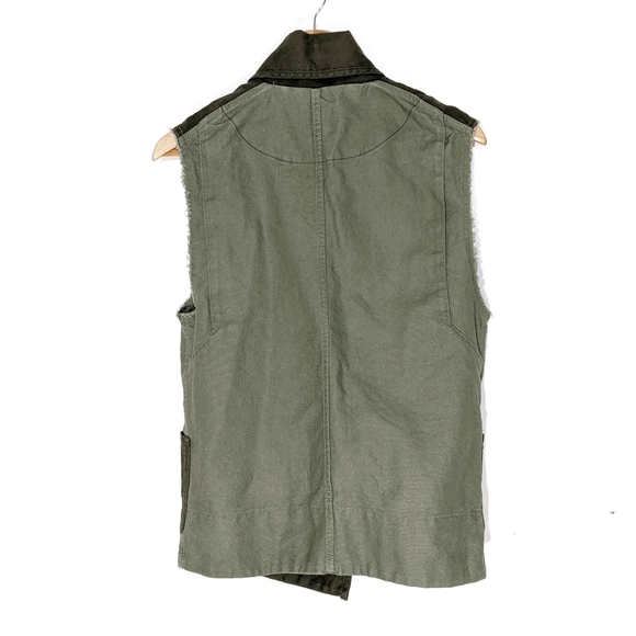 Aritzia Wilfred Vest Khaki - Picture 4 of 5